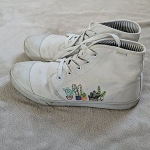 Bangs London Fog Succulent High-Top Sneakers